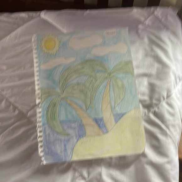 Summer Island Landscape Art Drawing - Picture 3 of 17